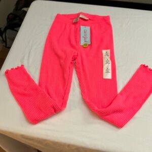 Cat & Jack Pink Leggings Stretchy Athletic Wear Kids Small